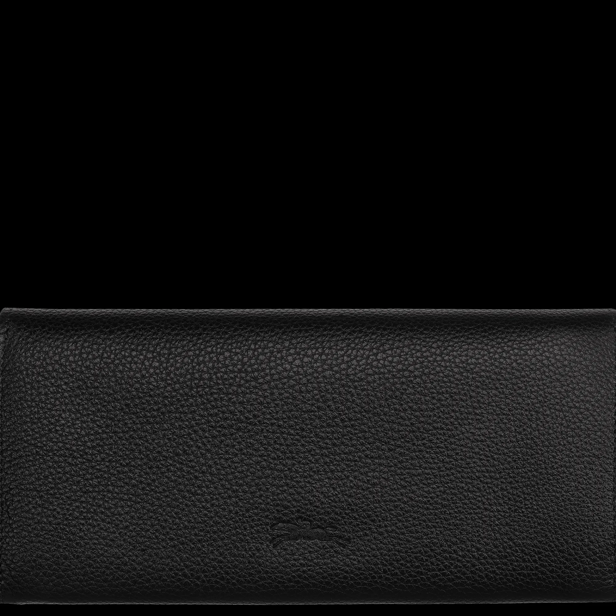 Clearance Longchamp Portefeuille à Rabat Le Foulonné Noir