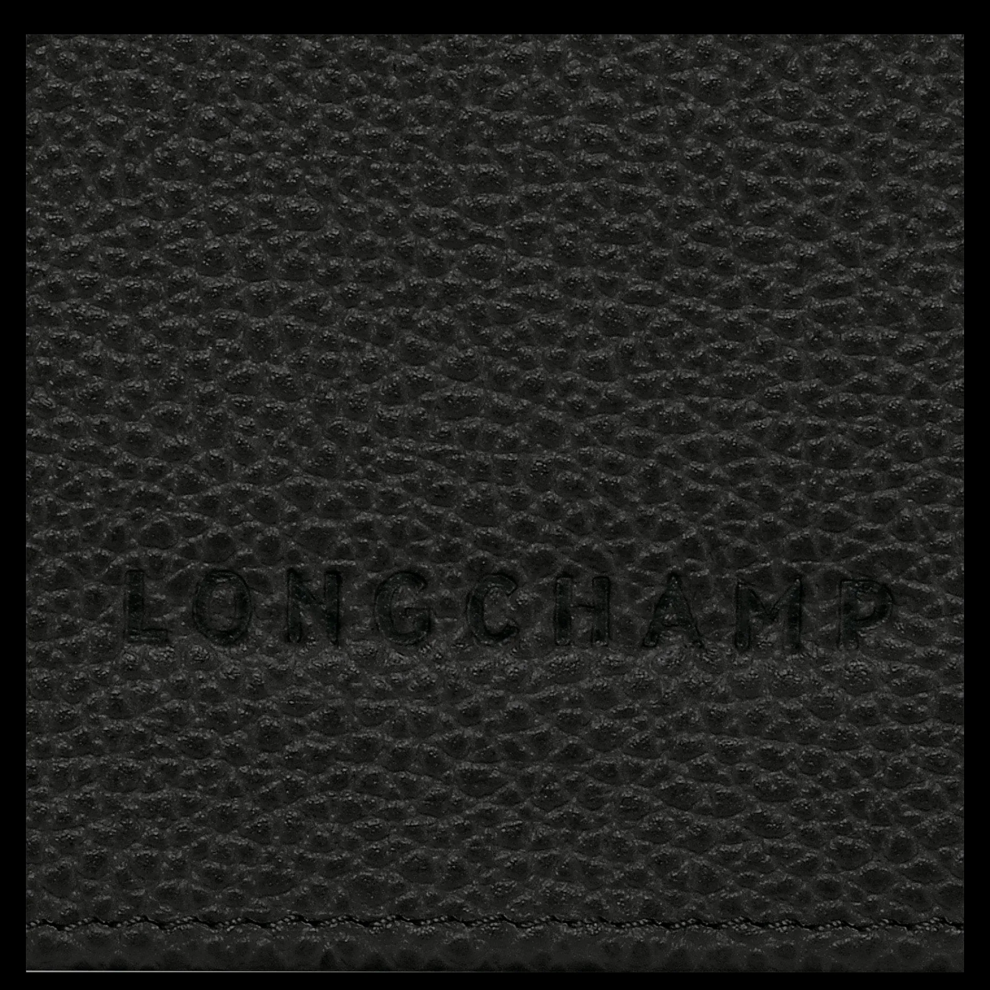 Clearance Longchamp Portefeuille à Rabat Le Foulonné Noir