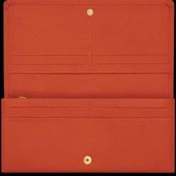Best Longchamp Portefeuille à Rabat Le Foulonné Paprika