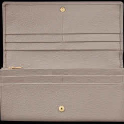 Clearance Longchamp Portefeuille à Rabat Le Foulonné Tourterelle