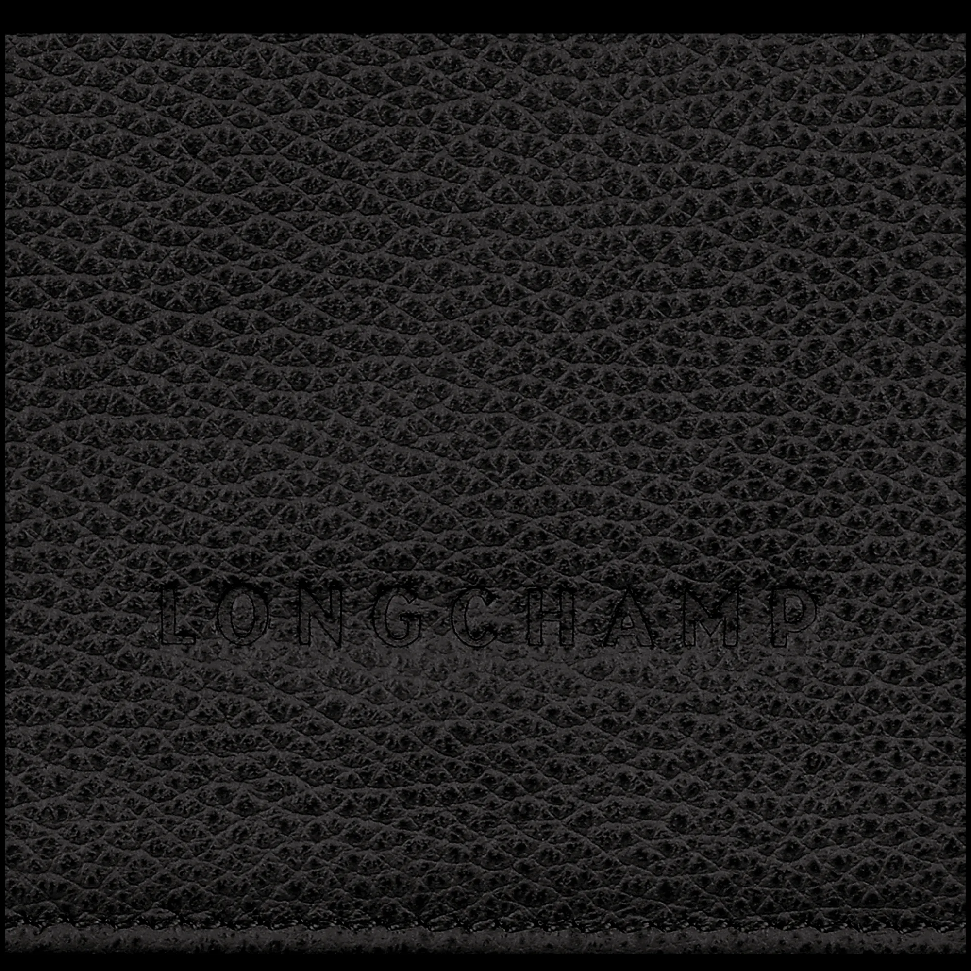 Hot Longchamp Portefeuille Le Foulonné Noir