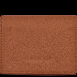 Online Longchamp Portefeuille Le Foulonné Caramel