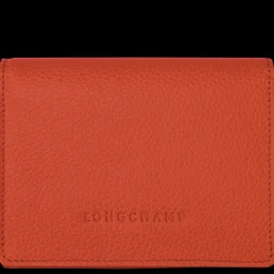 Clearance Longchamp Portefeuille Le Foulonné Paprika