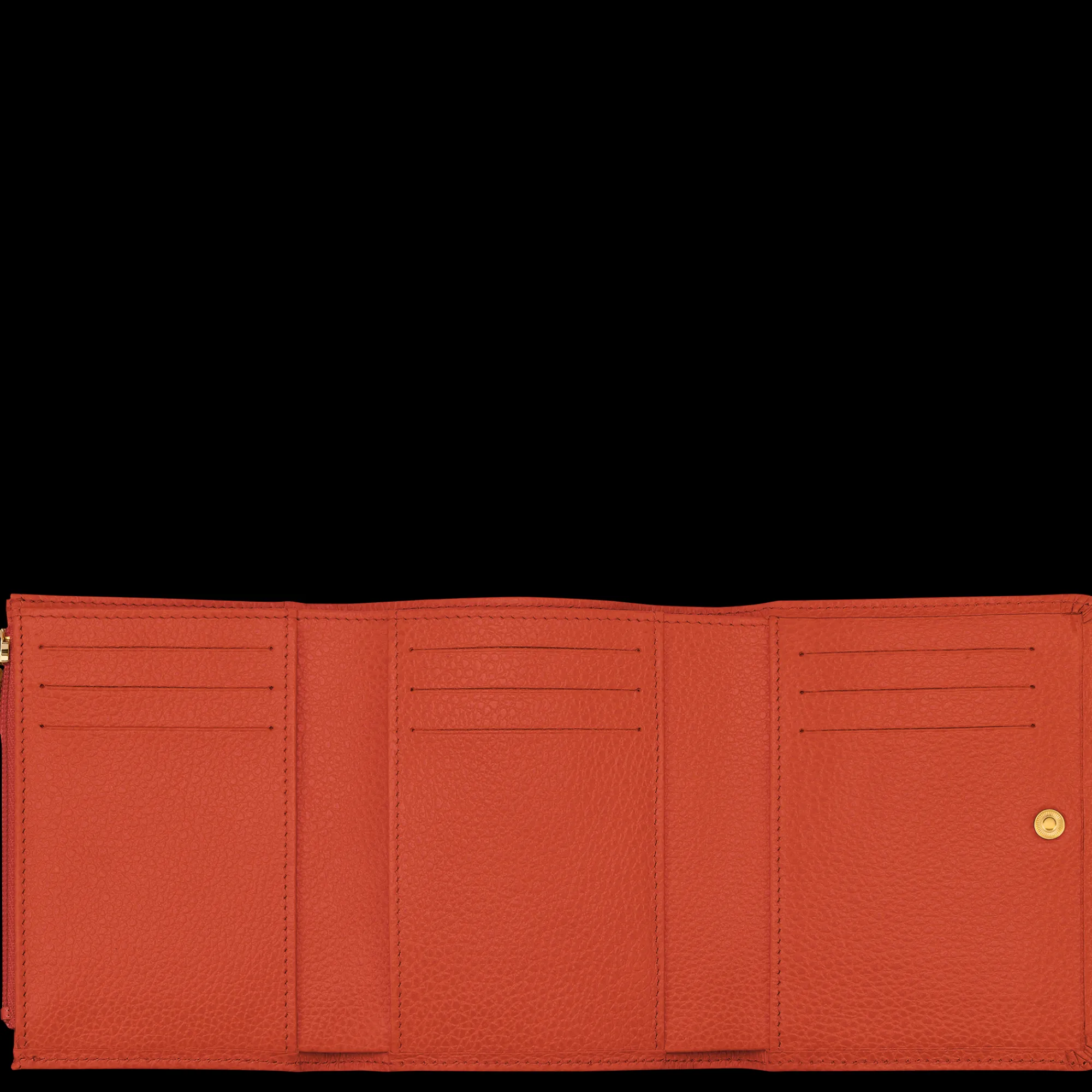Clearance Longchamp Portefeuille Le Foulonné Paprika