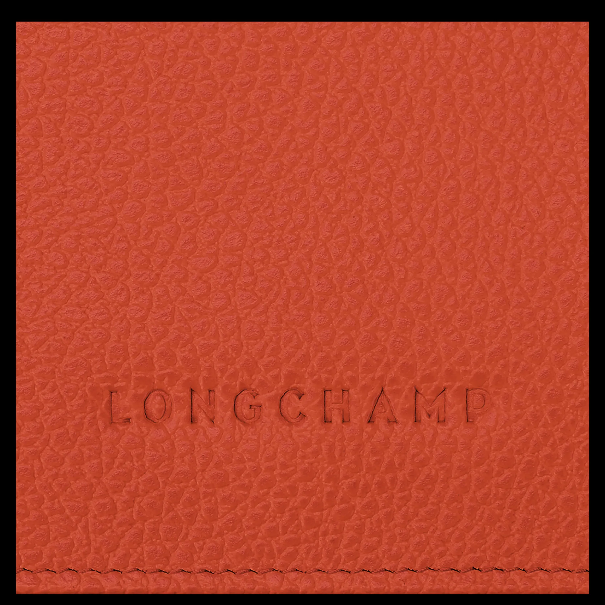 Clearance Longchamp Portefeuille Le Foulonné Paprika