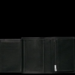 Online Longchamp Portefeuille Le Foulonné Noir