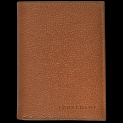 Discount Longchamp Portefeuille Le Foulonné Caramel