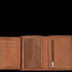 Discount Longchamp Portefeuille Le Foulonné Caramel