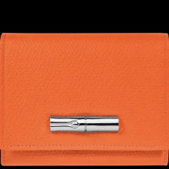 Hot Longchamp Portefeuille Le Roseau Orange
