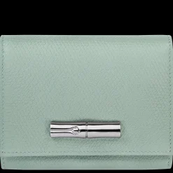 Clearance Longchamp Portefeuille Le Roseau Céladon