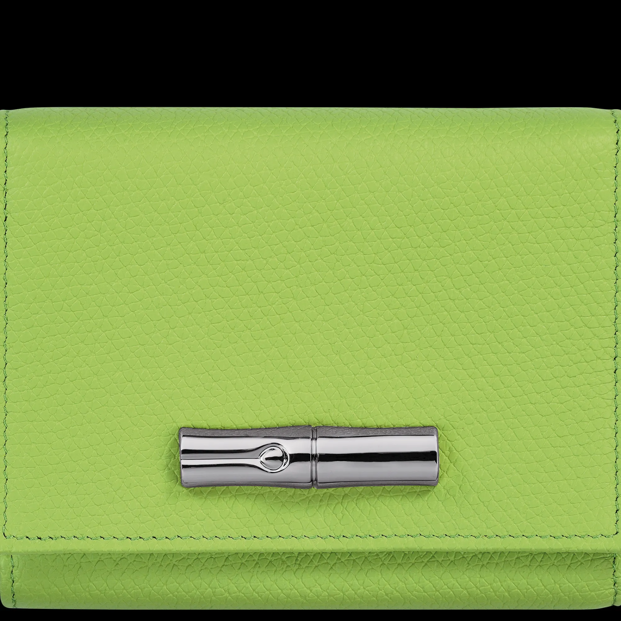 Longchamp Portefeuille Le Roseau Vert Lumière