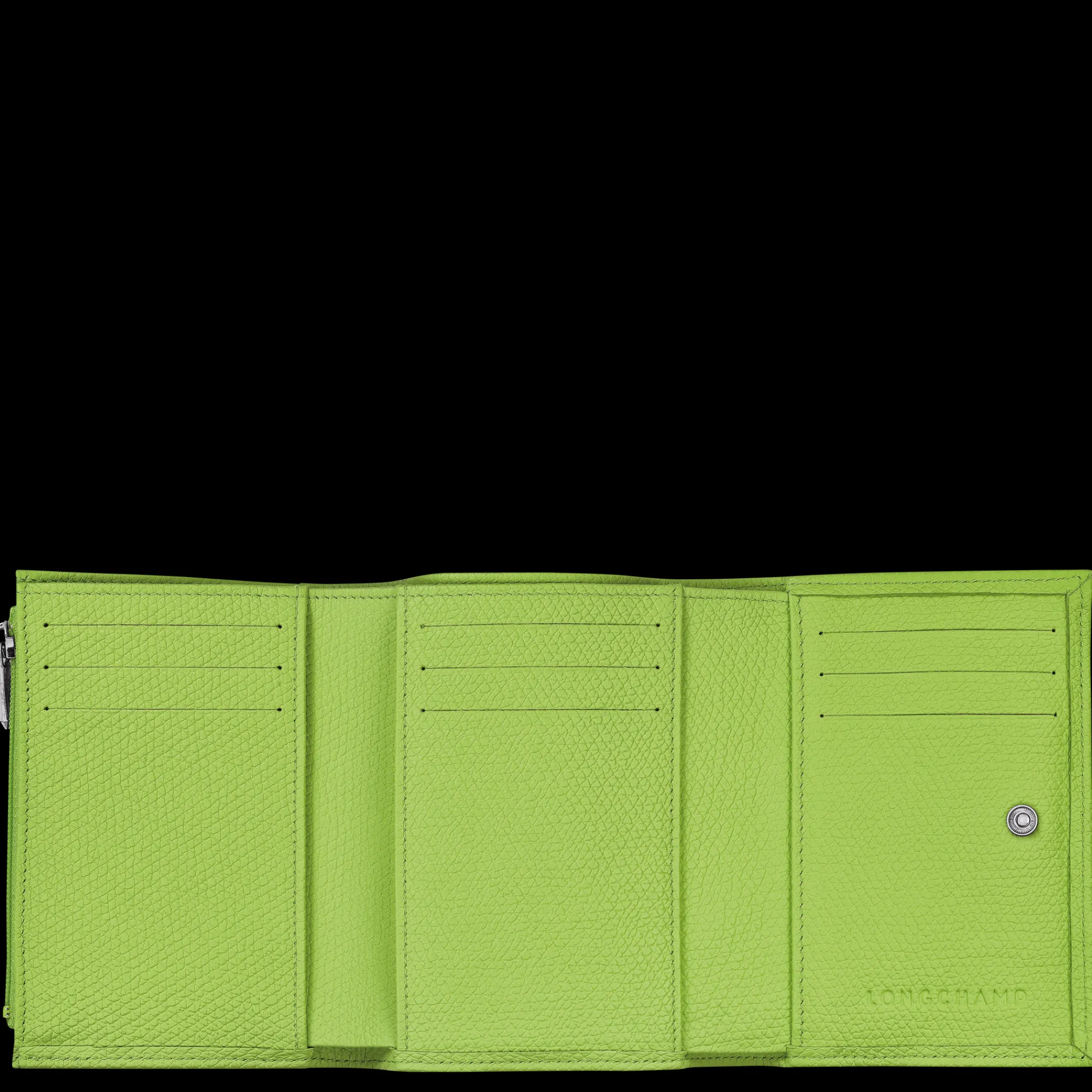 Longchamp Portefeuille Le Roseau Vert Lumière
