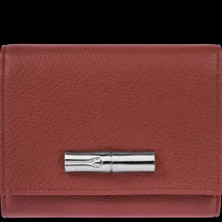 Best Longchamp Portefeuille Le Roseau Châtaigne