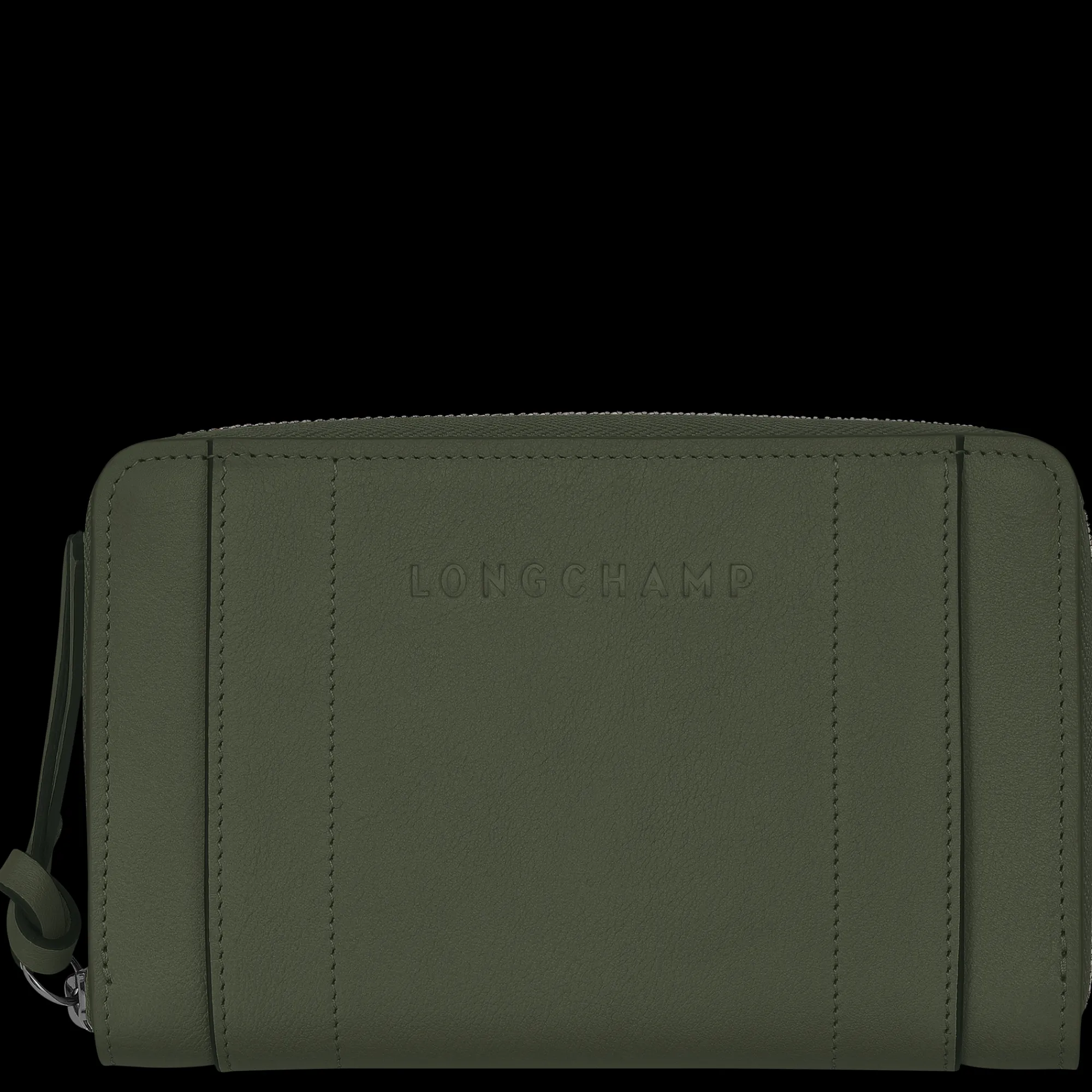 Online Longchamp Portefeuille 3D Kaki