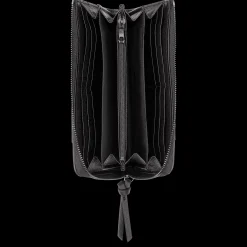 Hot Longchamp Portefeuille Zippé 3D Noir