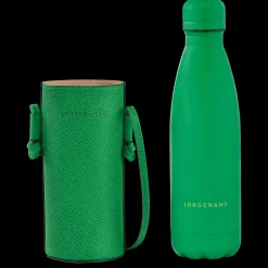 Online Longchamp Porte-gourde Épure Vert