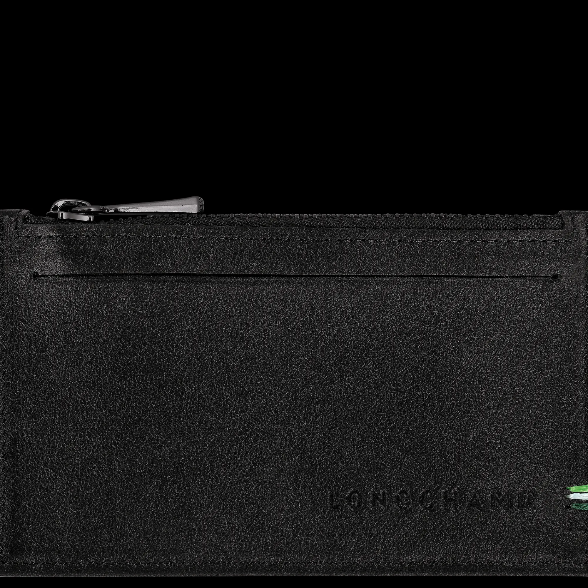 Online Longchamp Porte-monnaie Sur Seine Noir