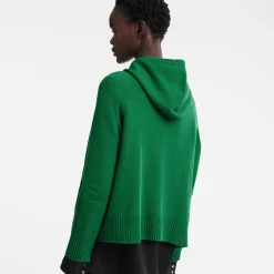 Discount Longchamp Pull à Capuche Vert