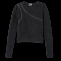 Best Longchamp Pull Cintré Noir