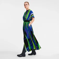 Clearance Longchamp Robe Longue Vert