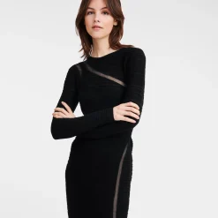 Outlet Longchamp Robe Longue Noir