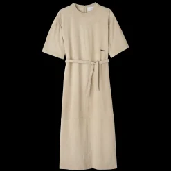 Best Longchamp Robe Longue En Cuir Lin