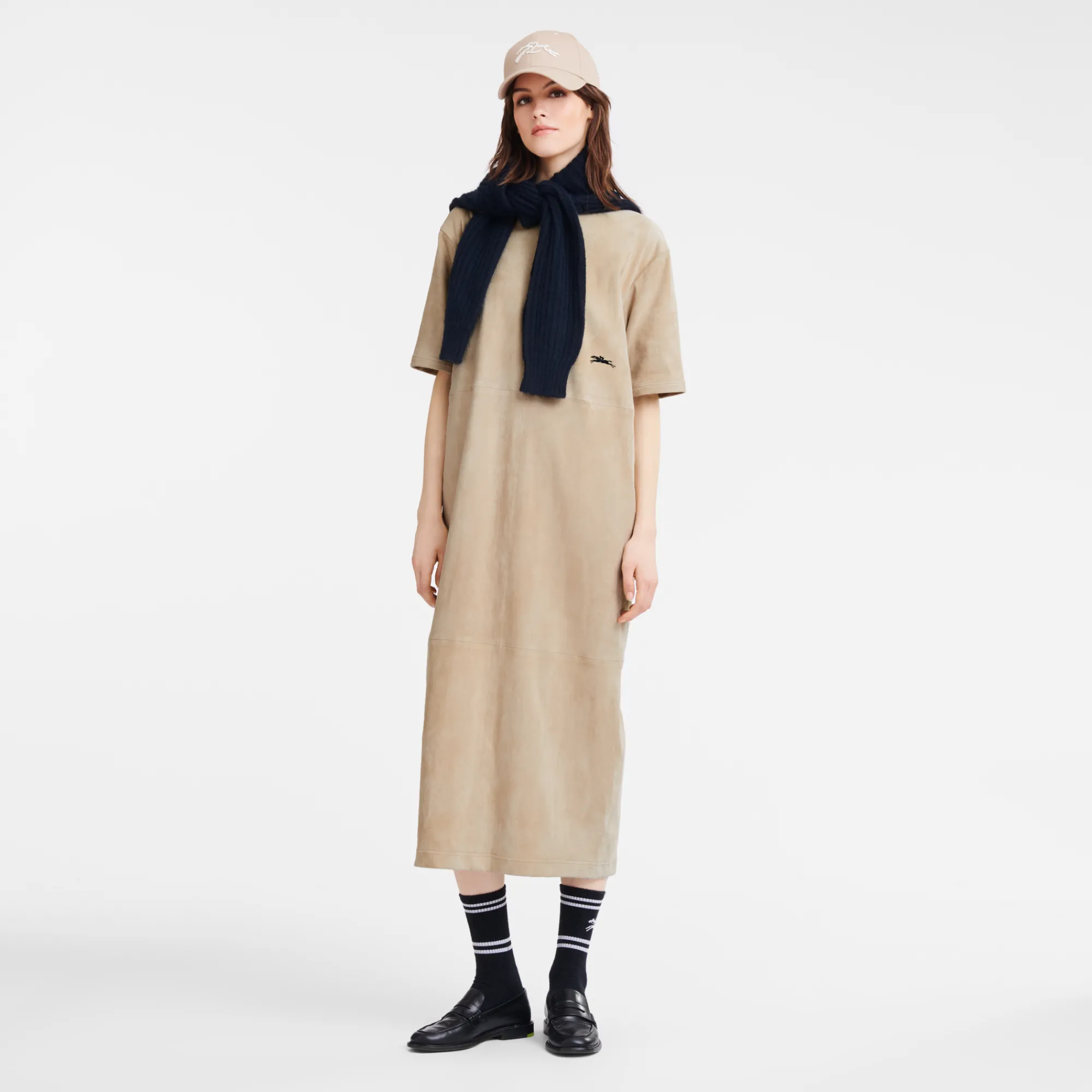 Best Longchamp Robe Longue En Cuir Lin