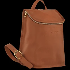 Discount Longchamp Sac à Dos Le Foulonné Caramel