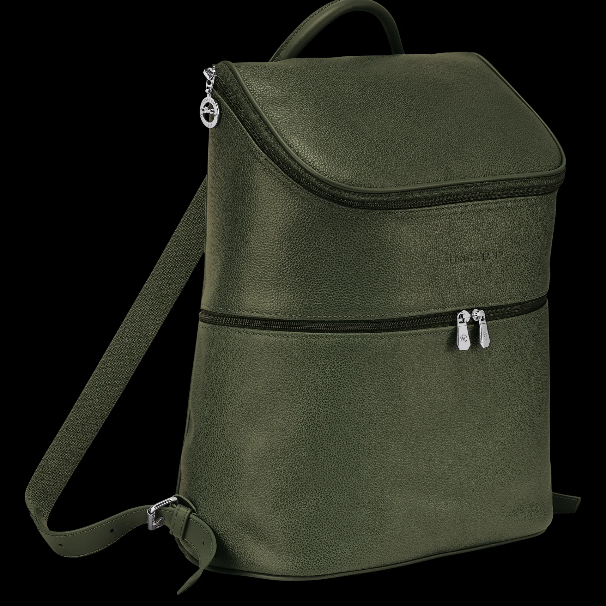 Discount Longchamp Sac à Dos Le Foulonné Kaki