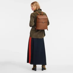 Discount Longchamp Sac à Dos Le Foulonné Caramel