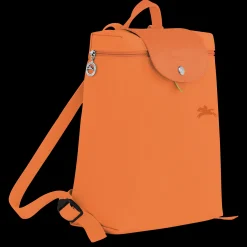 Hot Longchamp Sac à Dos M Le Pliage Green Orange