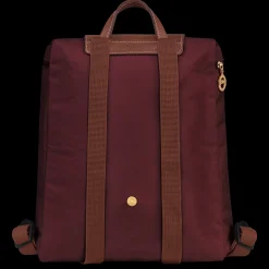 Discount Longchamp Sac à Dos M Le Pliage Original Bordeaux