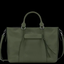 Outlet Longchamp Sac à Main L 3D Kaki