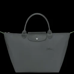 Online Longchamp Sac à Main M Le Pliage Green Graphite