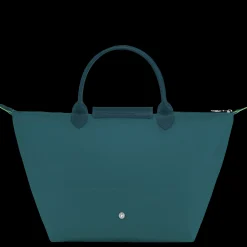New Longchamp Sac à Main M Le Pliage Green Paon