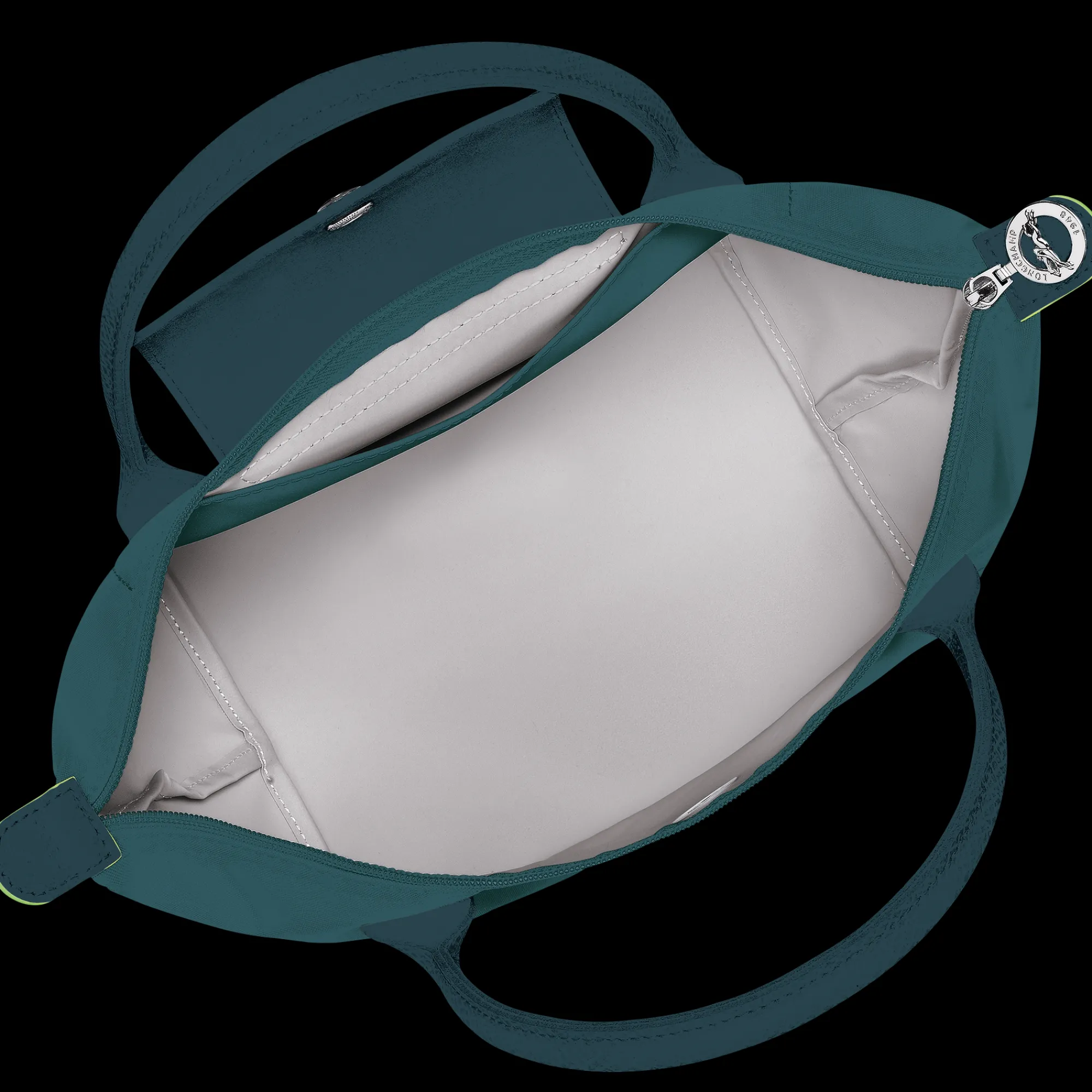 New Longchamp Sac à Main M Le Pliage Green Paon