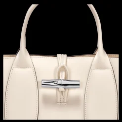Outlet Longchamp Sac à Main M Le Roseau Ecru