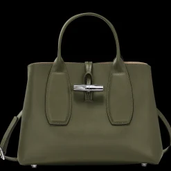 Online Longchamp Sac à Main M Le Roseau Kaki