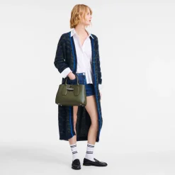 Online Longchamp Sac à Main M Le Roseau Kaki