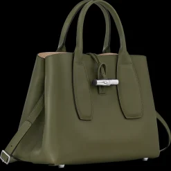 Online Longchamp Sac à Main M Le Roseau Kaki