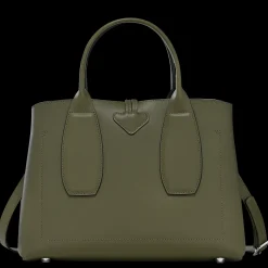 Online Longchamp Sac à Main M Le Roseau Kaki