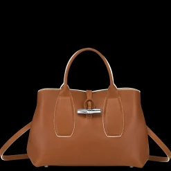 Discount Longchamp Sac à Main M Le Roseau Cognac