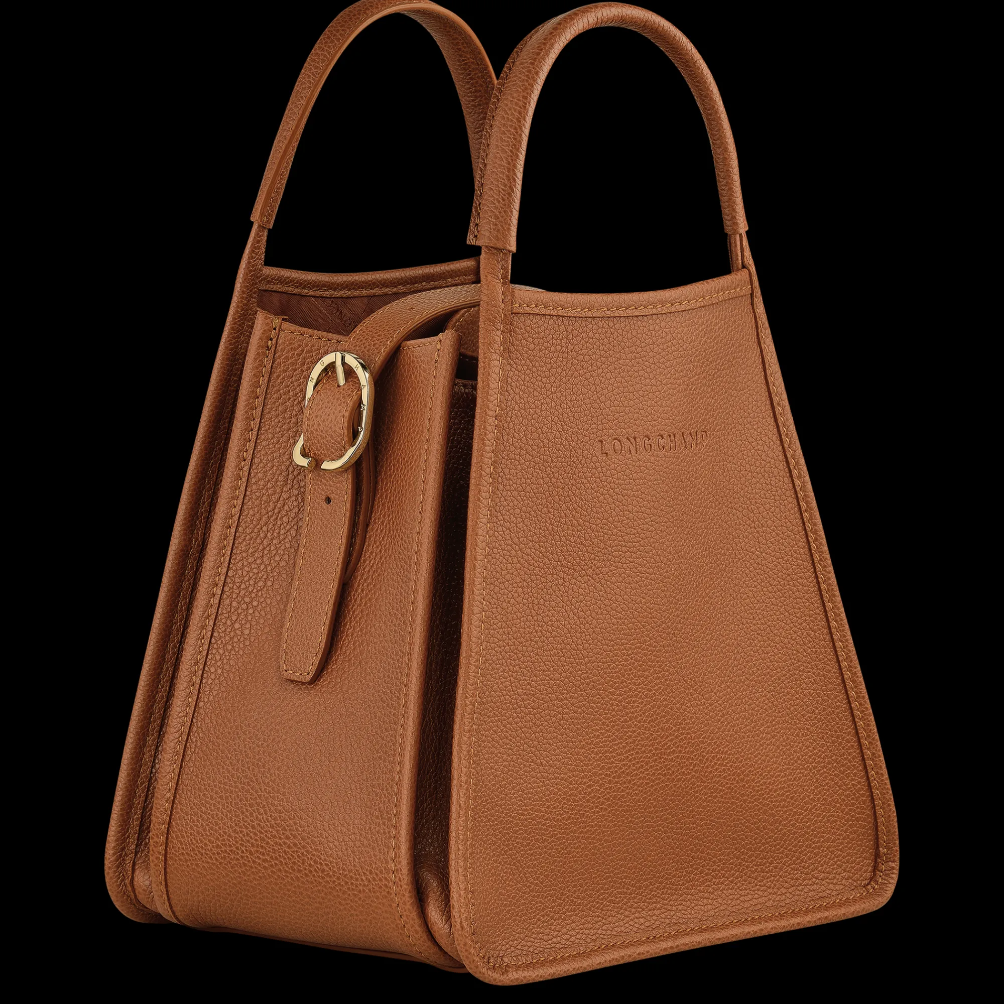 Discount Longchamp Sac à Main S Le Foulonné Caramel