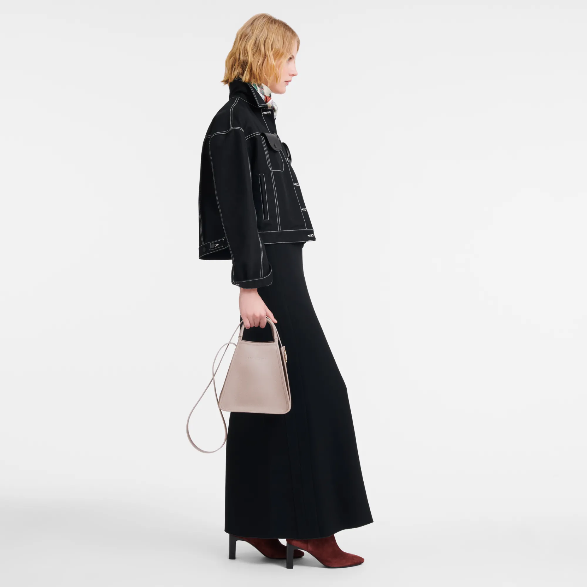 New Longchamp Sac à Main S Le Foulonné Tourterelle