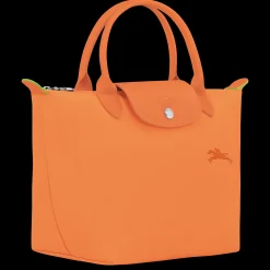 Clearance Longchamp Sac à Main S Le Pliage Green Orange