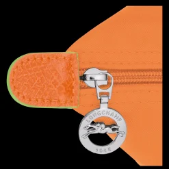 Clearance Longchamp Sac à Main S Le Pliage Green Orange