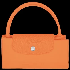 Clearance Longchamp Sac à Main S Le Pliage Green Orange