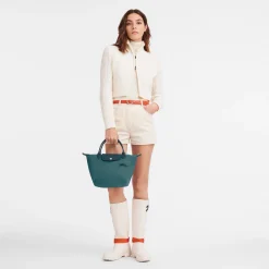 Discount Longchamp Sac à Main S Le Pliage Green Paon
