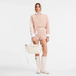 Sale Longchamp Sac à Main S Le Pliage Xtra Ecru