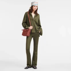 Best Longchamp Sac à Main S 3D Châtaigne